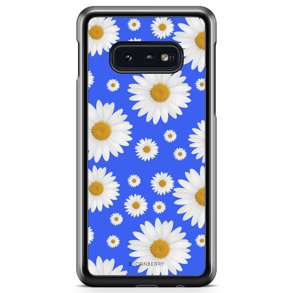 Samsung Galaxy S10e Case - Blue Daisy Flowers