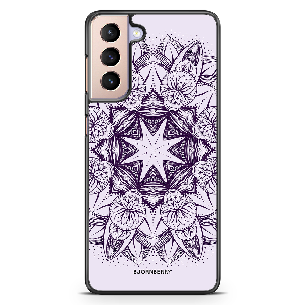 Samsung Galaxy S21 Case - Purple Mandala