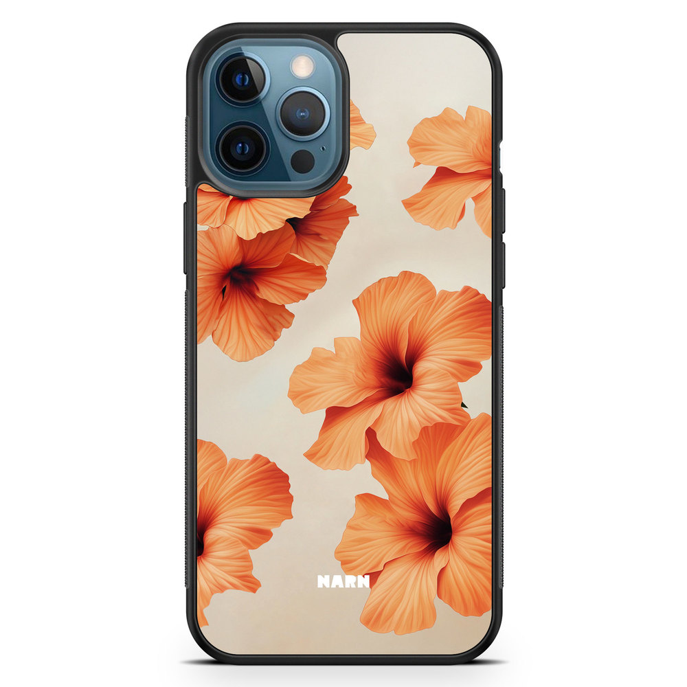 iPhone 12 Pro Case - Hibiscus Era - Papaya