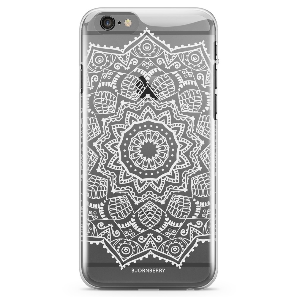 iPhone 6/6s TPU Case - White Mandala