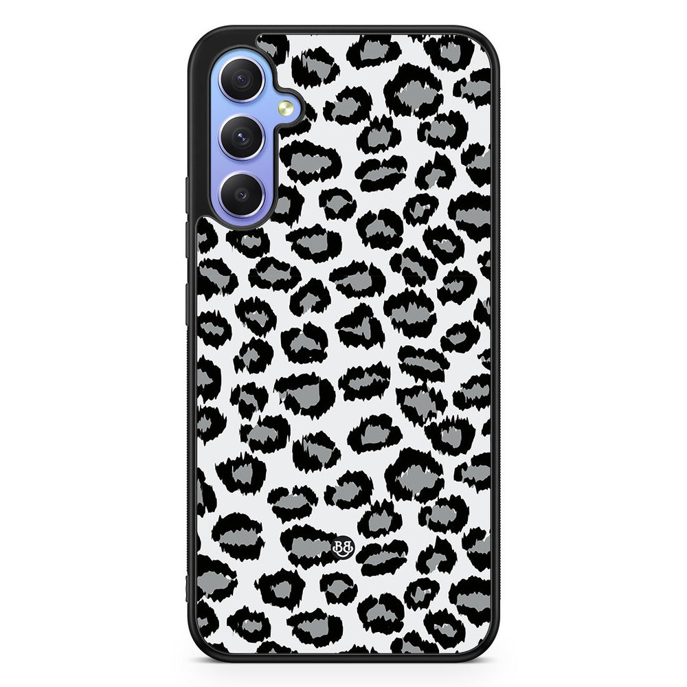 Samsung Galaxy A34 5G Case - Gray Leopard