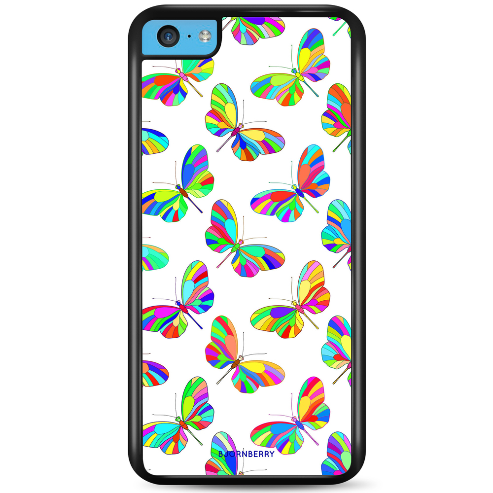 iPhone 5C Case - Multi Butterflies