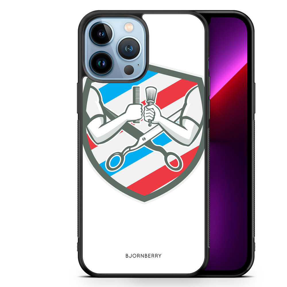 iPhone 13 Pro Max Case - Barber Logo