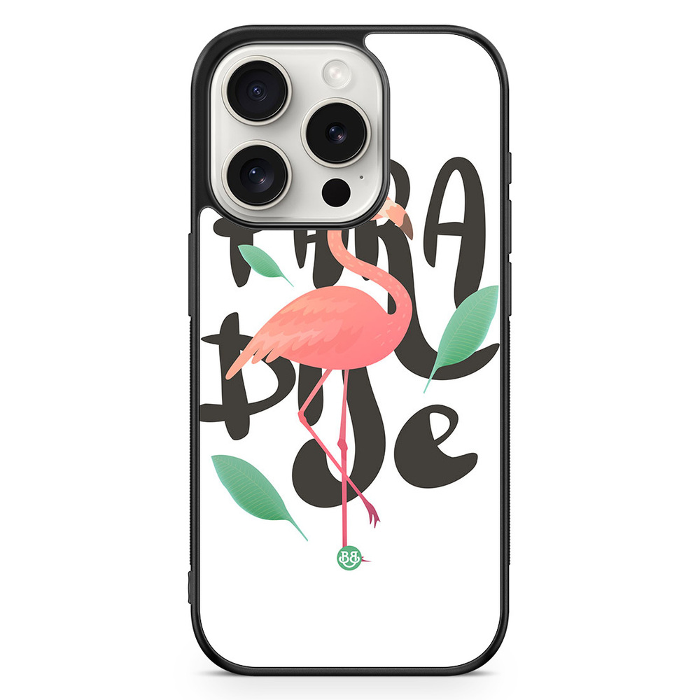 iPhone 15 Pro Case - Paradise Flamingo