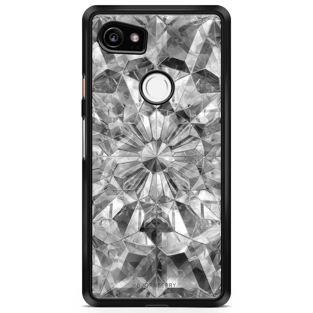 Google Pixel 2 XL Case - Grey Crystals