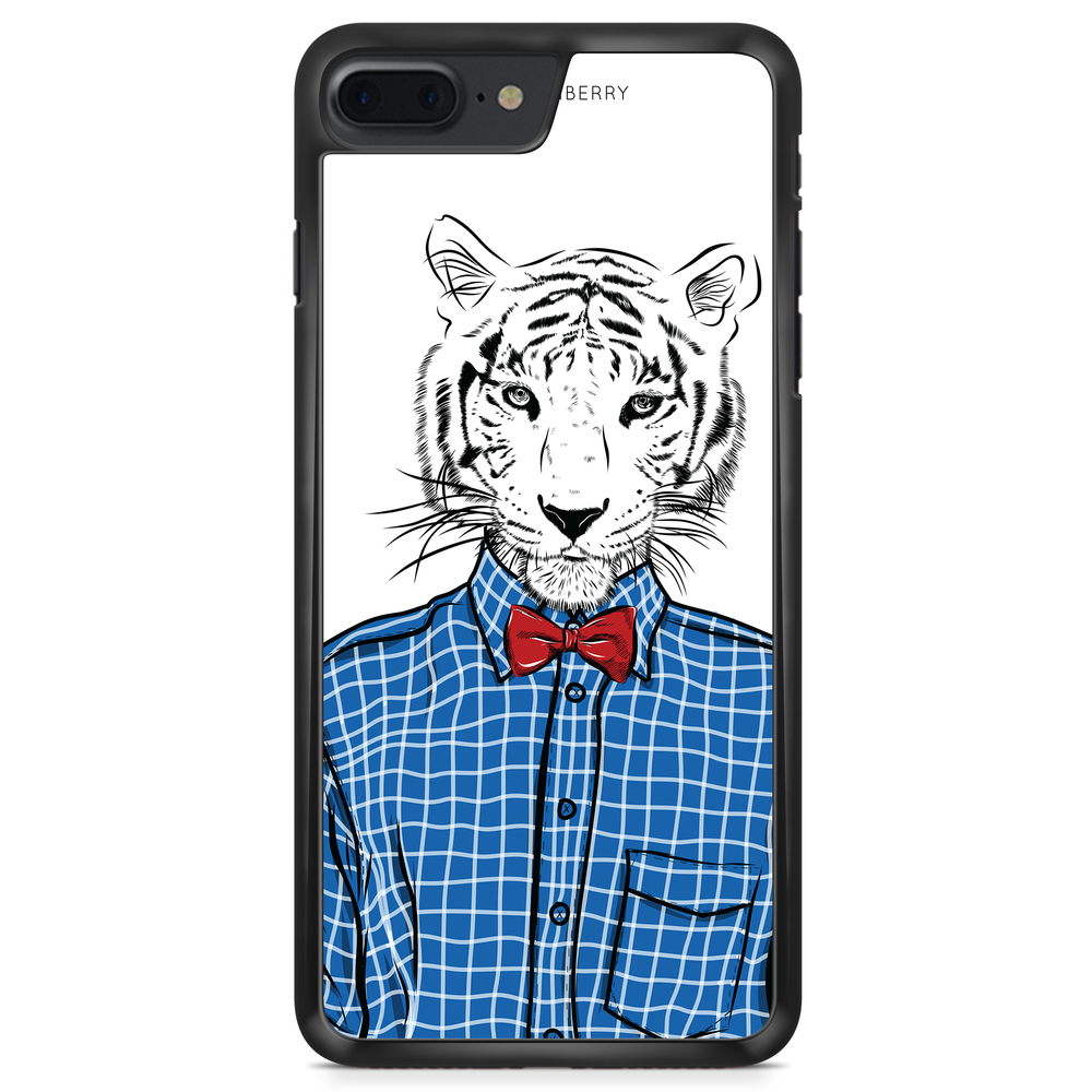 iPhone 8 Plus Case - Hipster Tiger