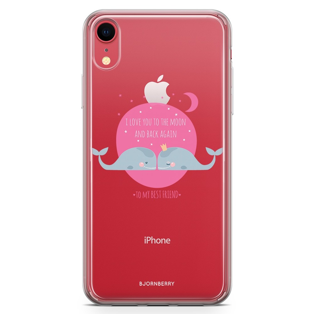 iPhone XR Fashion Skal - Love You To The Moon