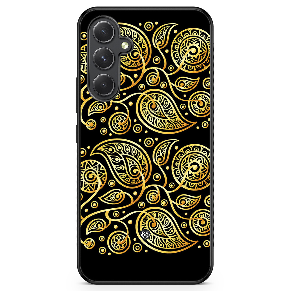 Samsung Galaxy A54 5G Case - Gold Flowers