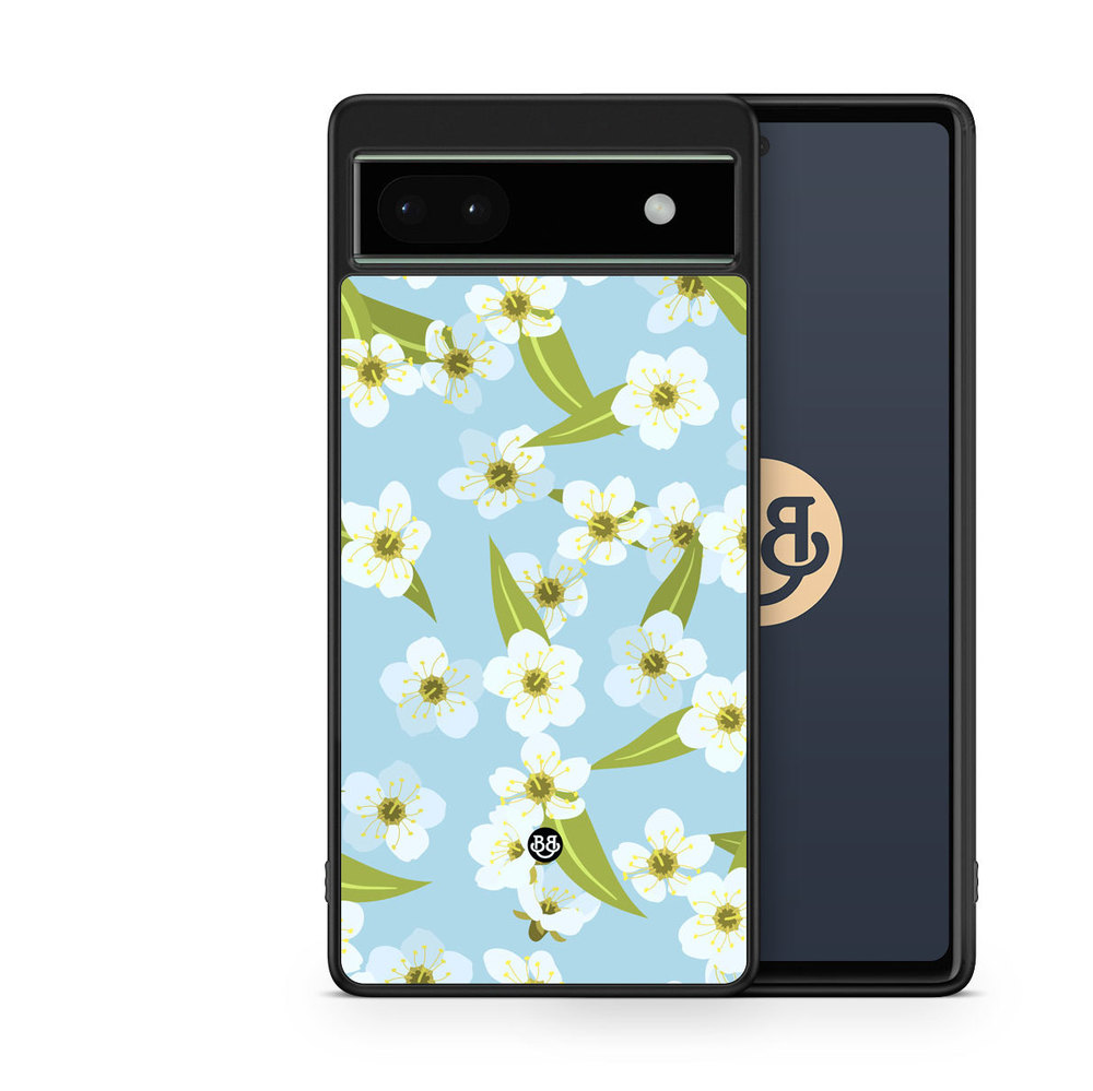 Google Pixel 6a Case - SUMMER GARDEN - Blossom Sky