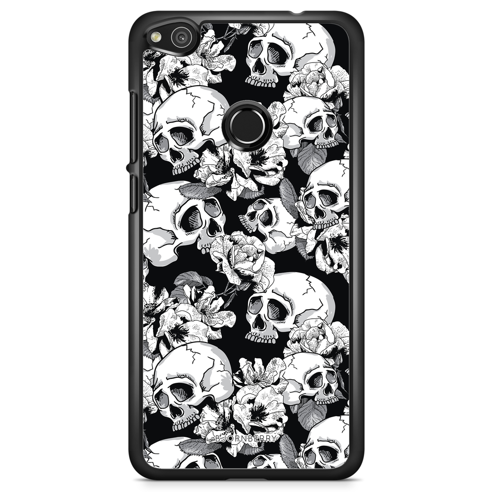 Huawei Honor 8 Lite Case - Skull & Roses