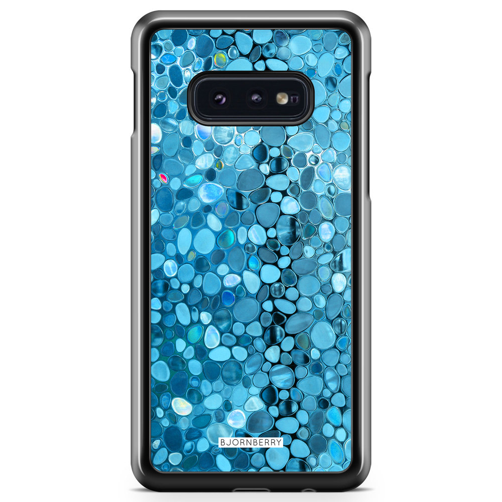 Samsung Galaxy S10e Case - Stained Glass Blue
