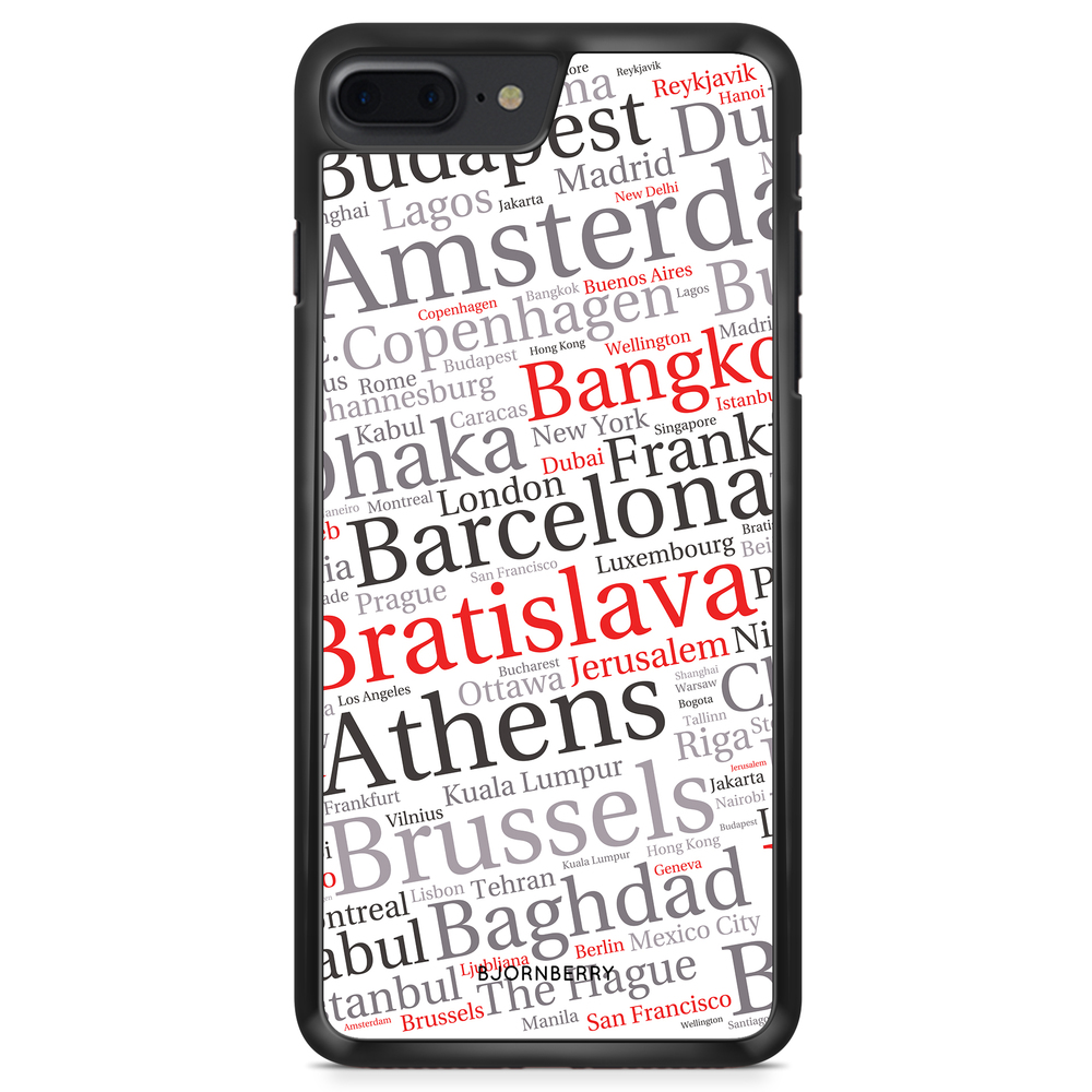 iPhone 8 Plus Case - City Names