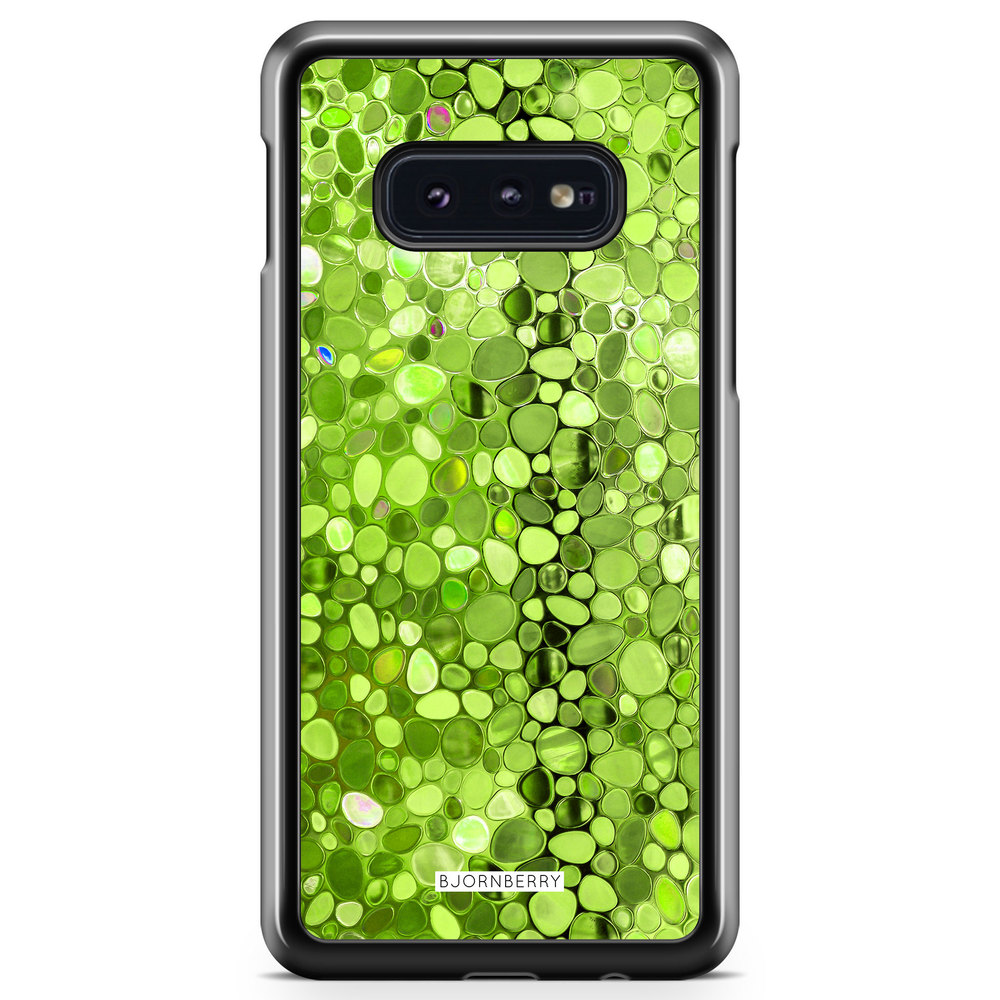 Samsung Galaxy S10e Case - Stained Glass Green