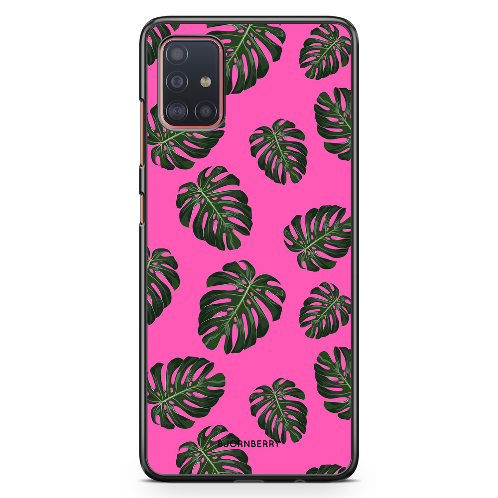 Samsung Galaxy A51 Case - Monstera Pink
