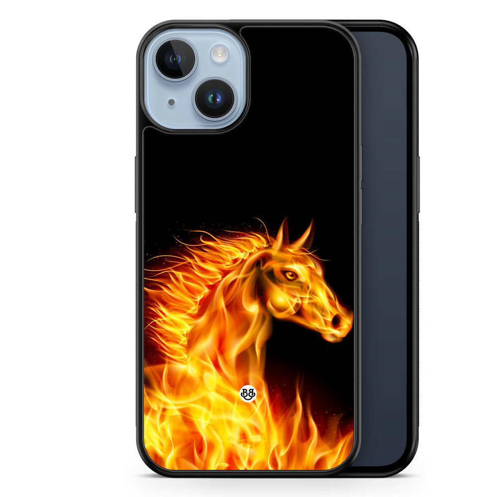 iPhone 14 Plus Case - Flames Horse