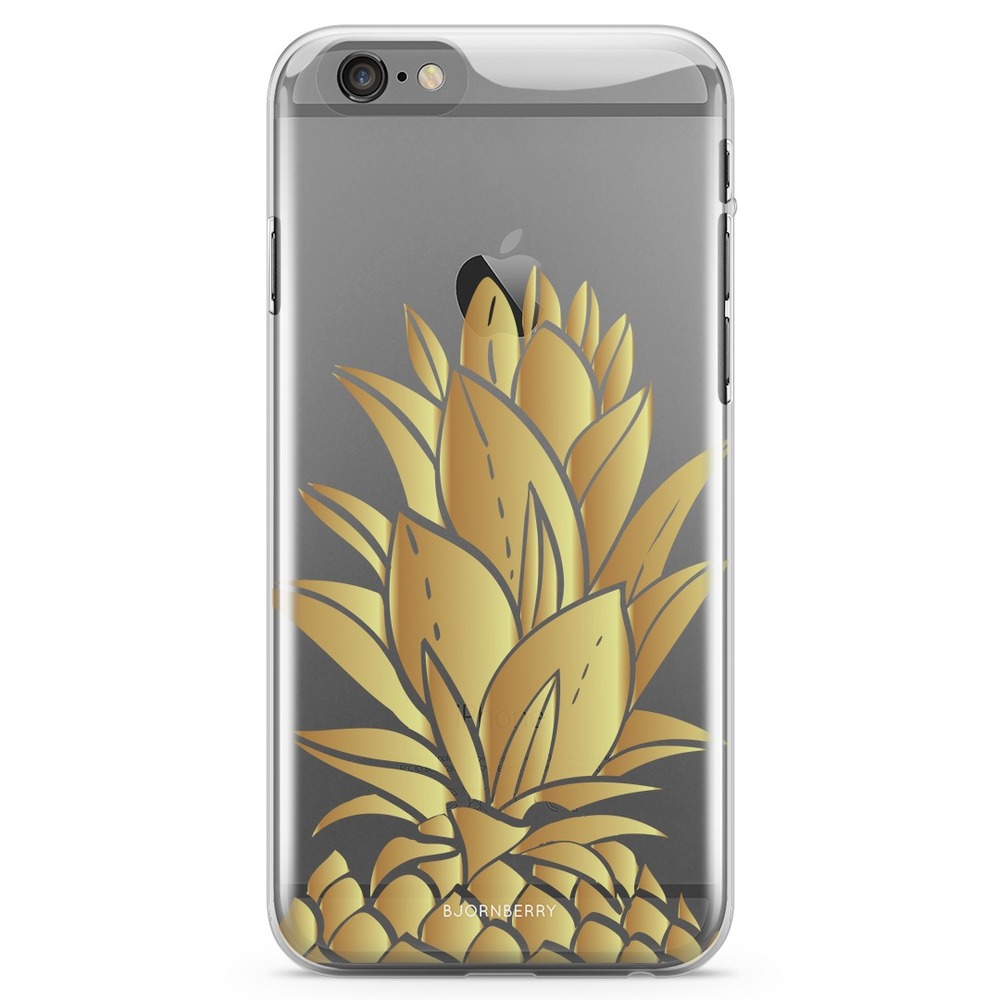 iPhone 6/6s TPU Case - Gold Pineapple