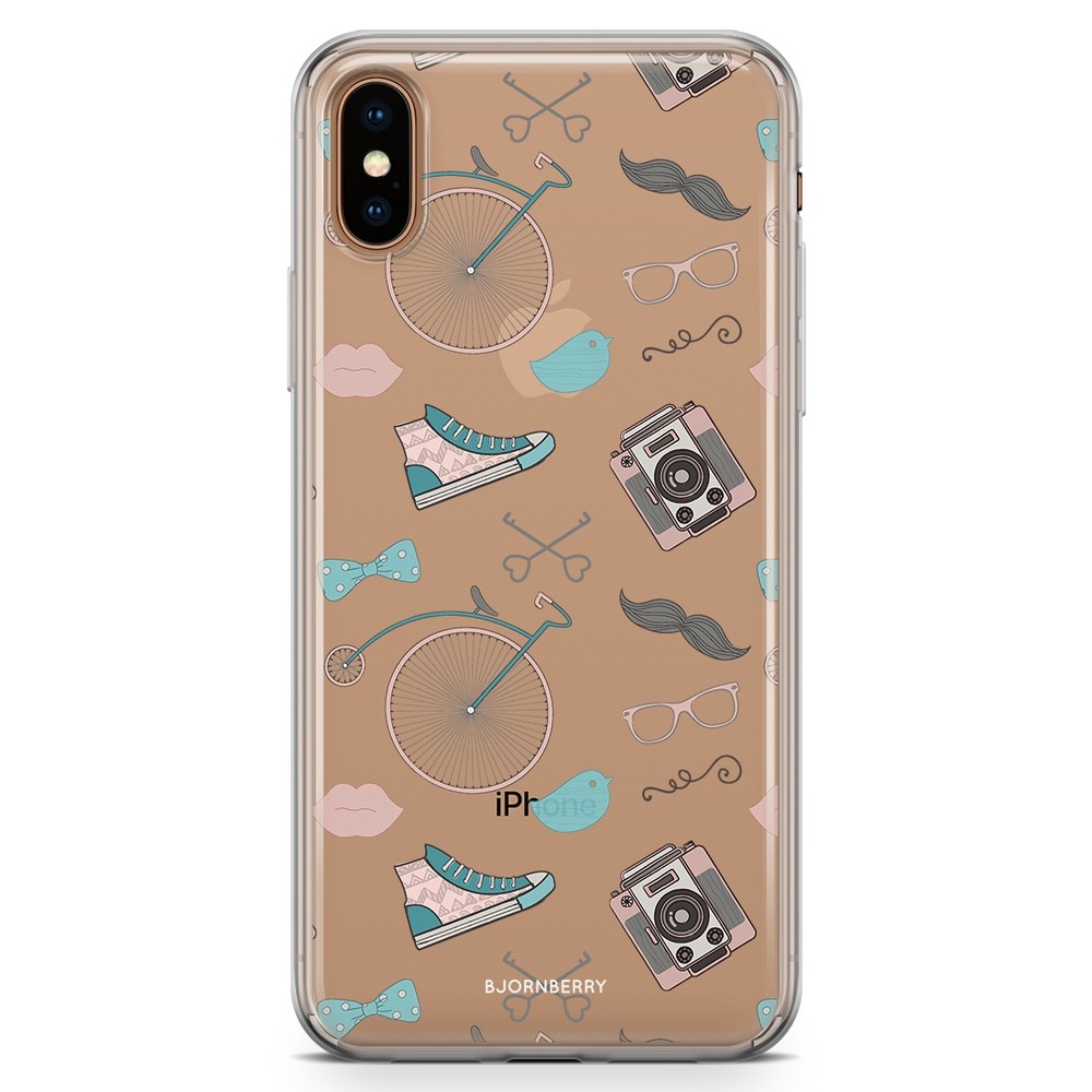 iPhone Xs Max Fashion Case - Hipster Pattern
