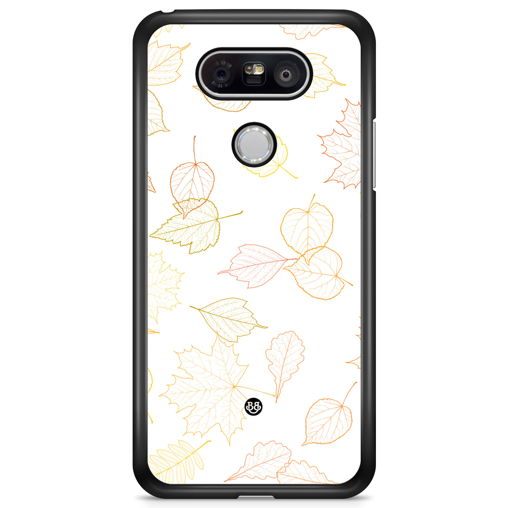 LG G5 Case - White and Leaves