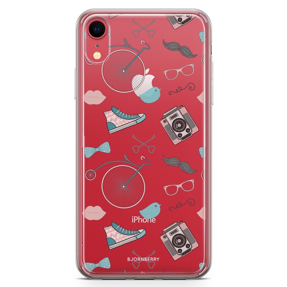 iPhone XR Fashion Case - Hipster Pattern
