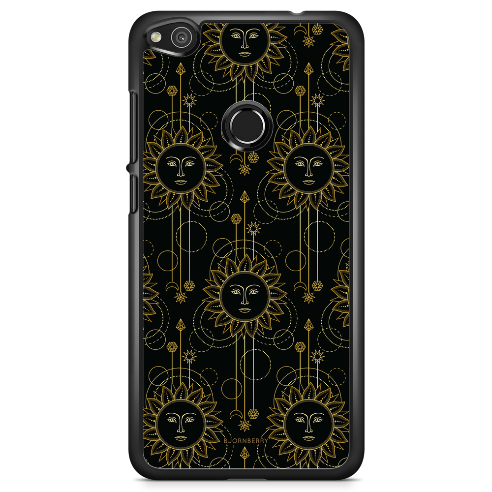 Huawei Honor 8 Lite Case - Gold Suns