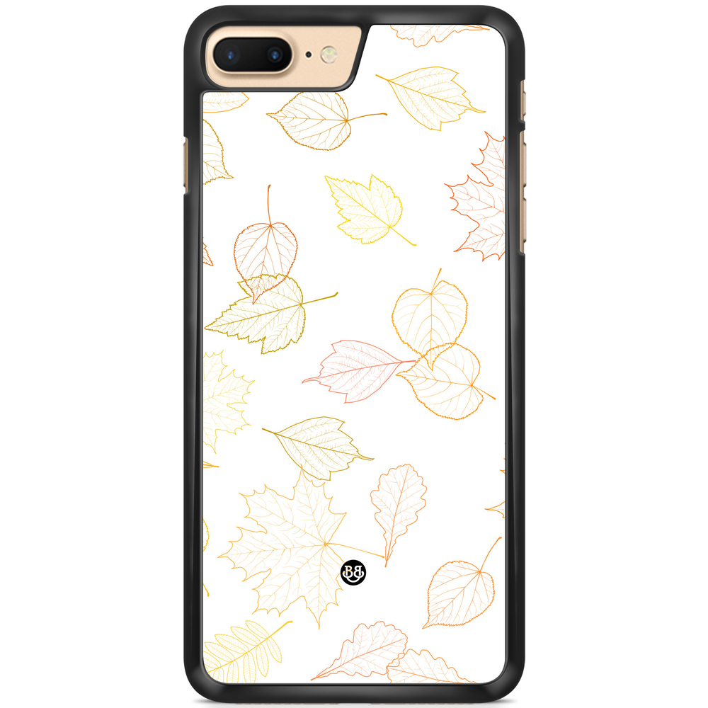 iPhone 7 Plus Case - White and Leaves