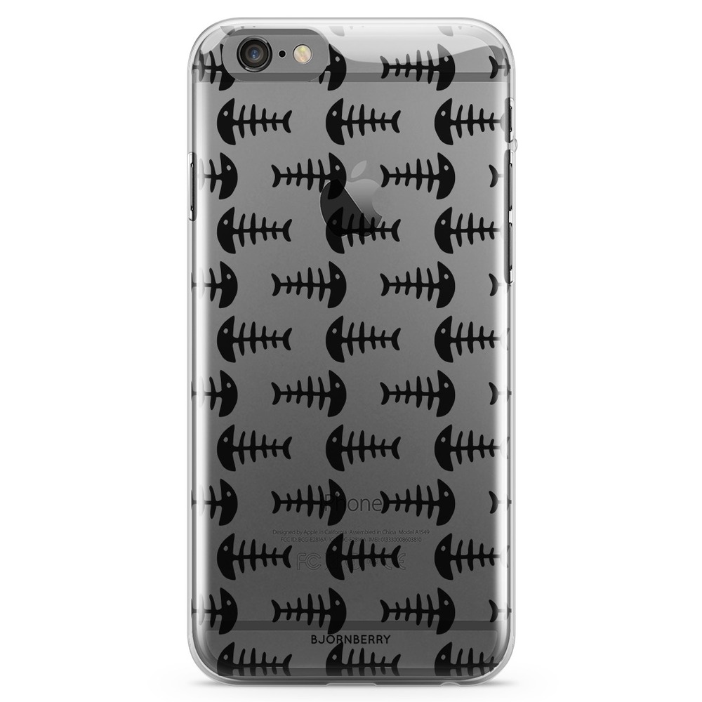 iPhone 6/6s TPU Case - Fish Skeleton