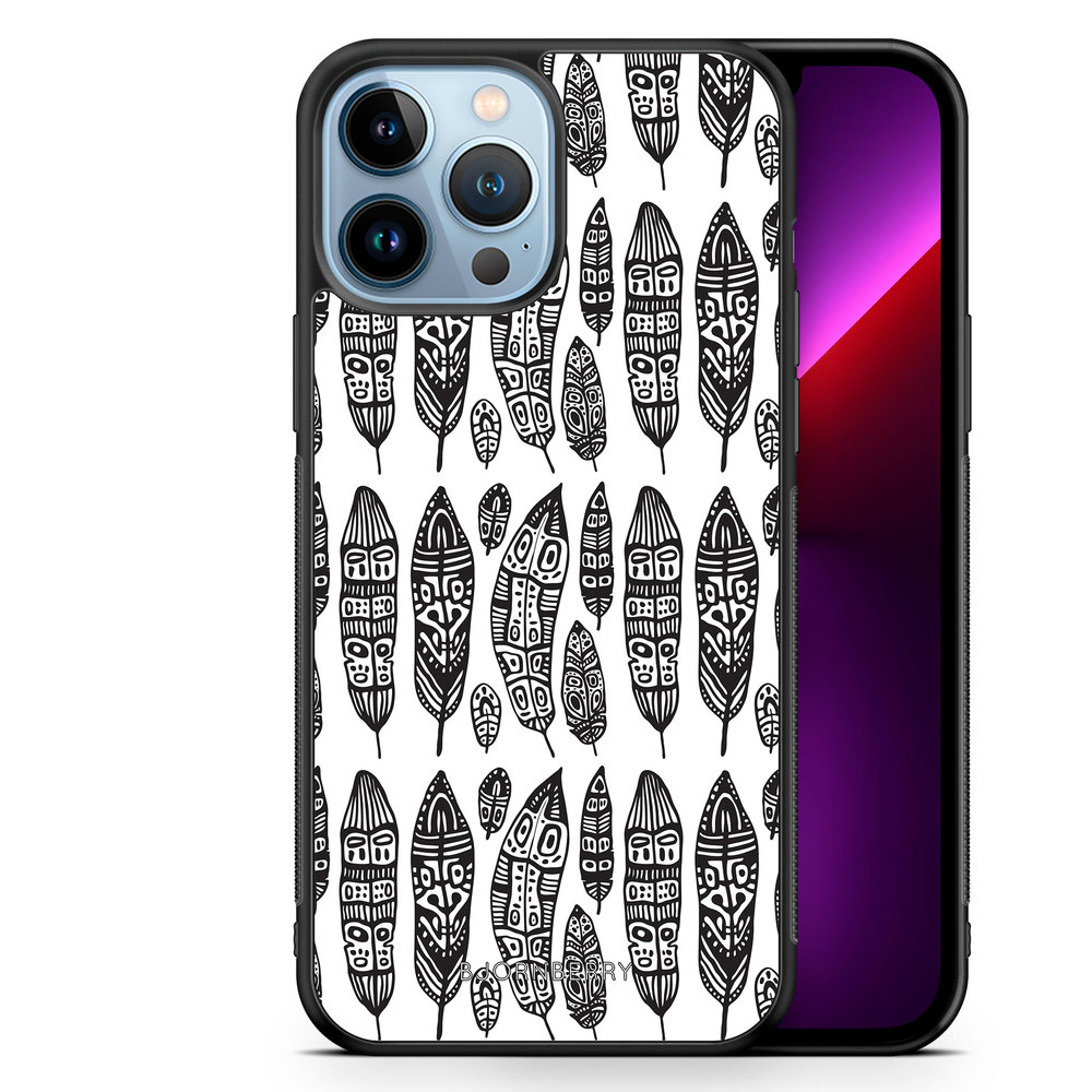 iPhone 13 Pro Max Case - Vintage Feathers