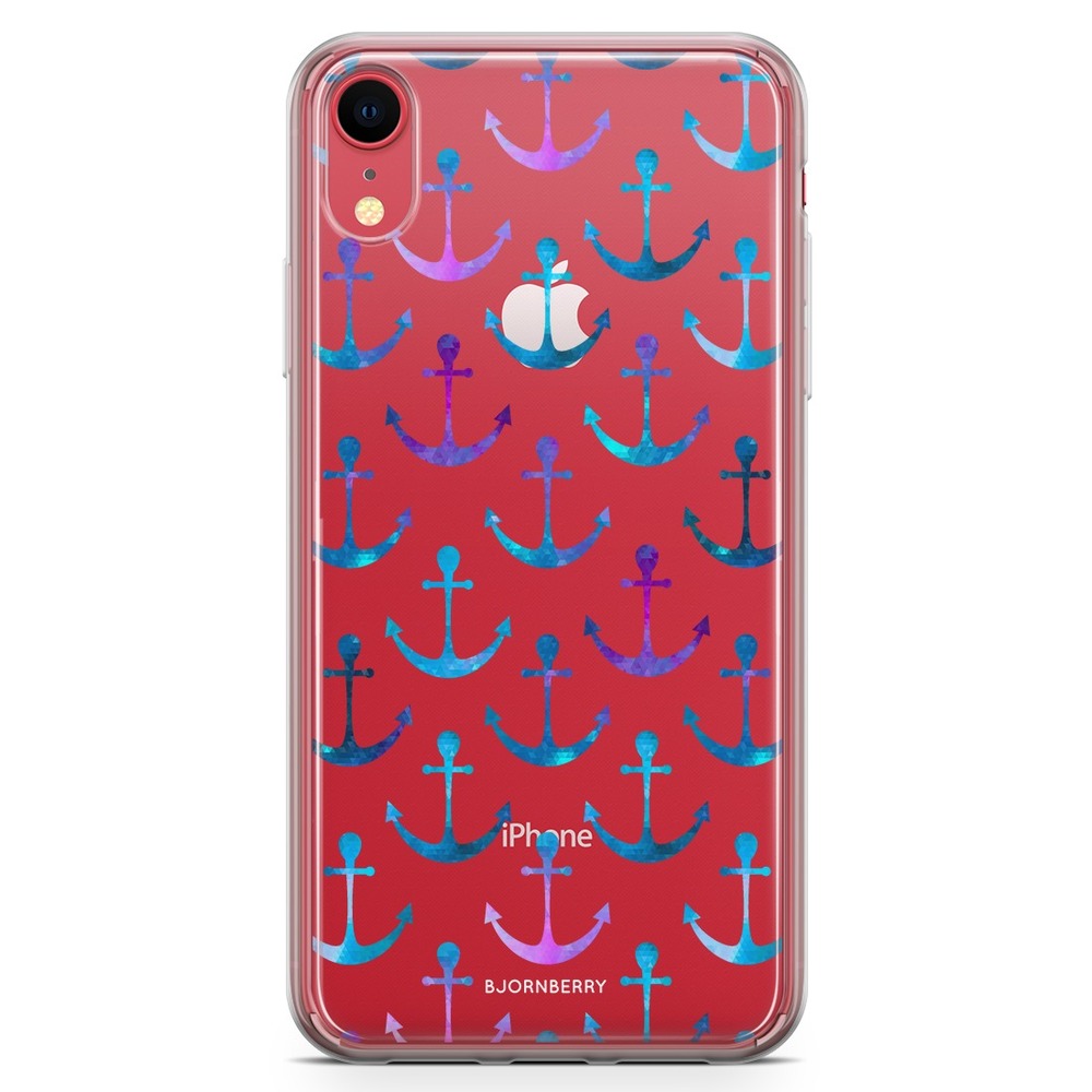 iPhone XR Fashion Case - Anchor Pattern