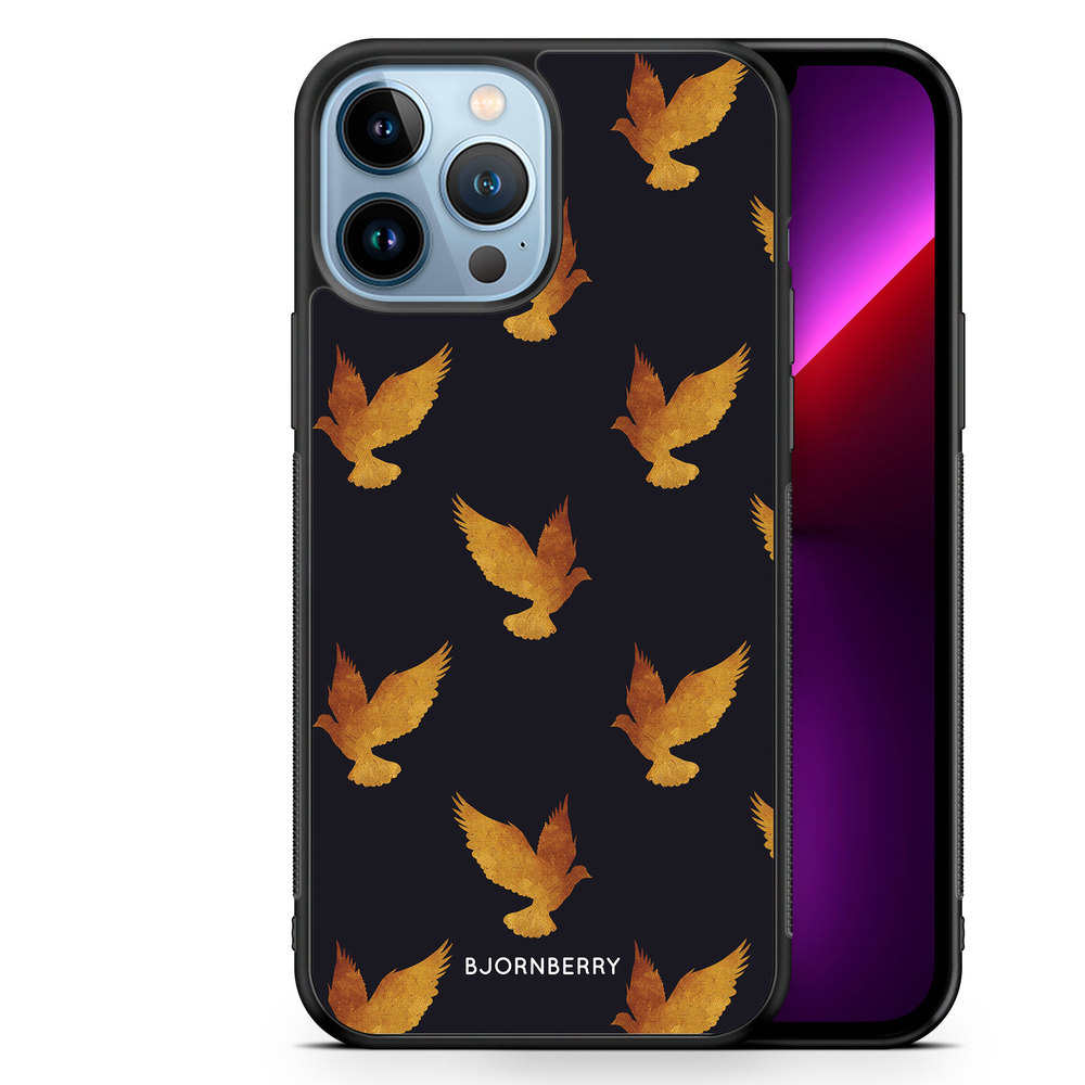 iPhone 13 Pro Max Case - Golden Doves