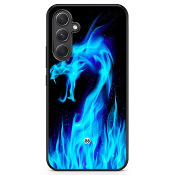 Samsung Galaxy A54 5G Skal - Blå Flames Dragon