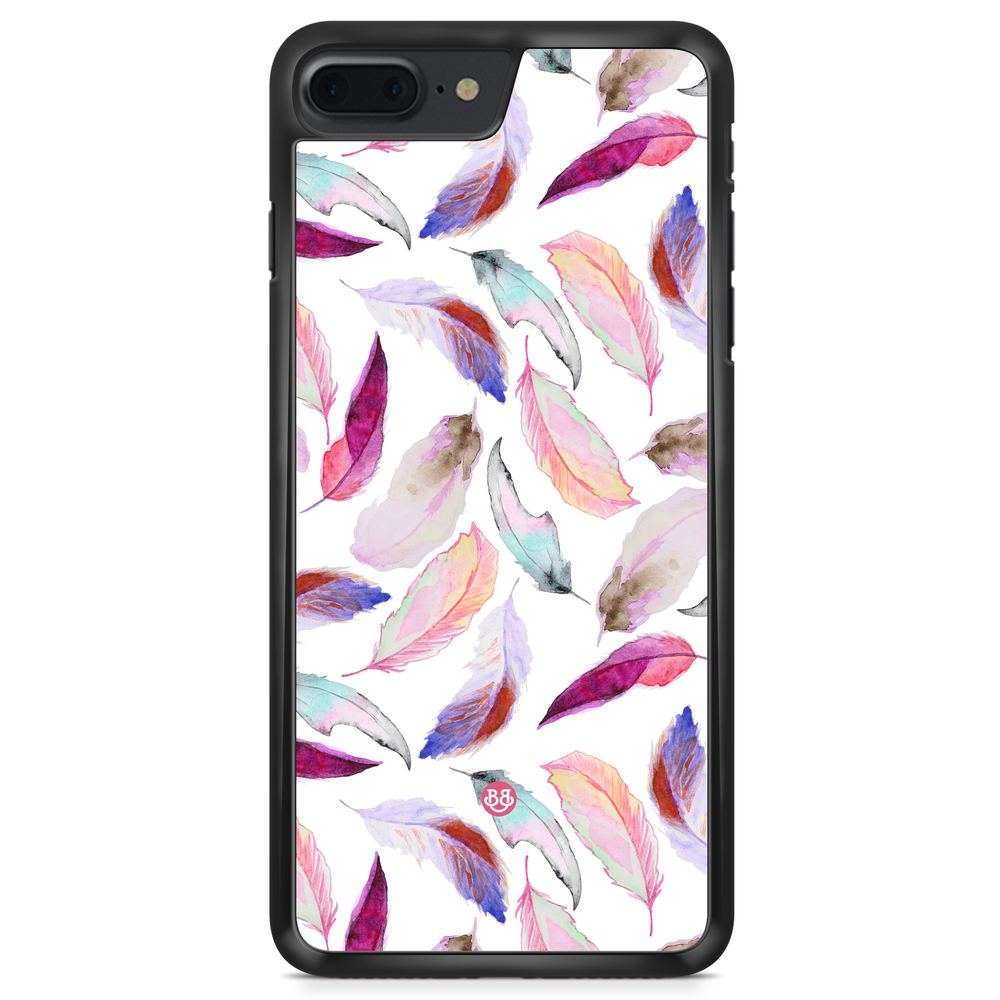 iPhone 8 Plus Case - Watercolor Feathers