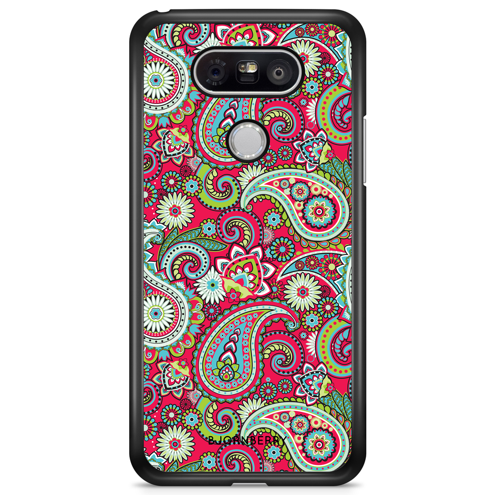 LG G5 Case - Red Paisley