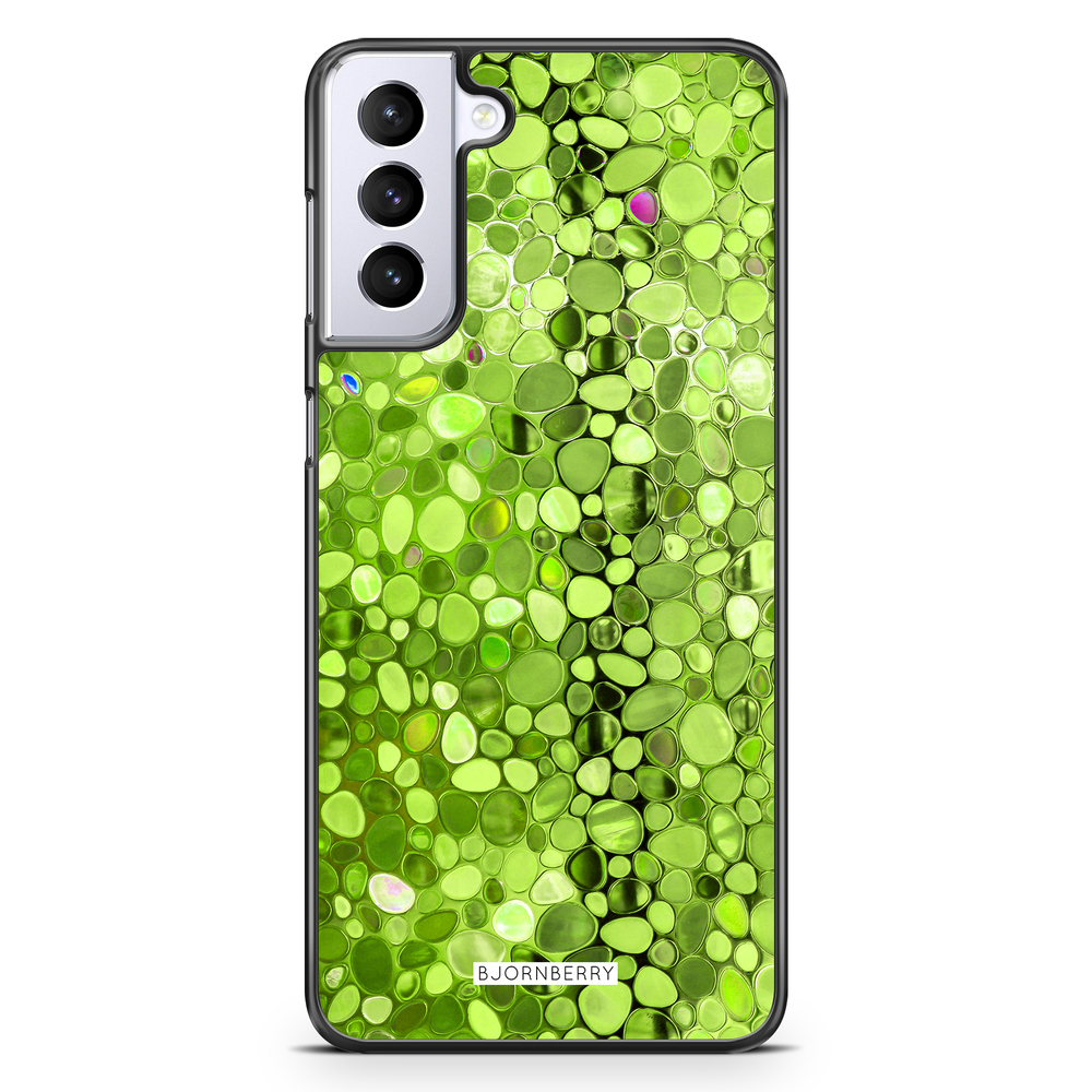 Samsung Galaxy S21 Plus Case - Stained Glass Green