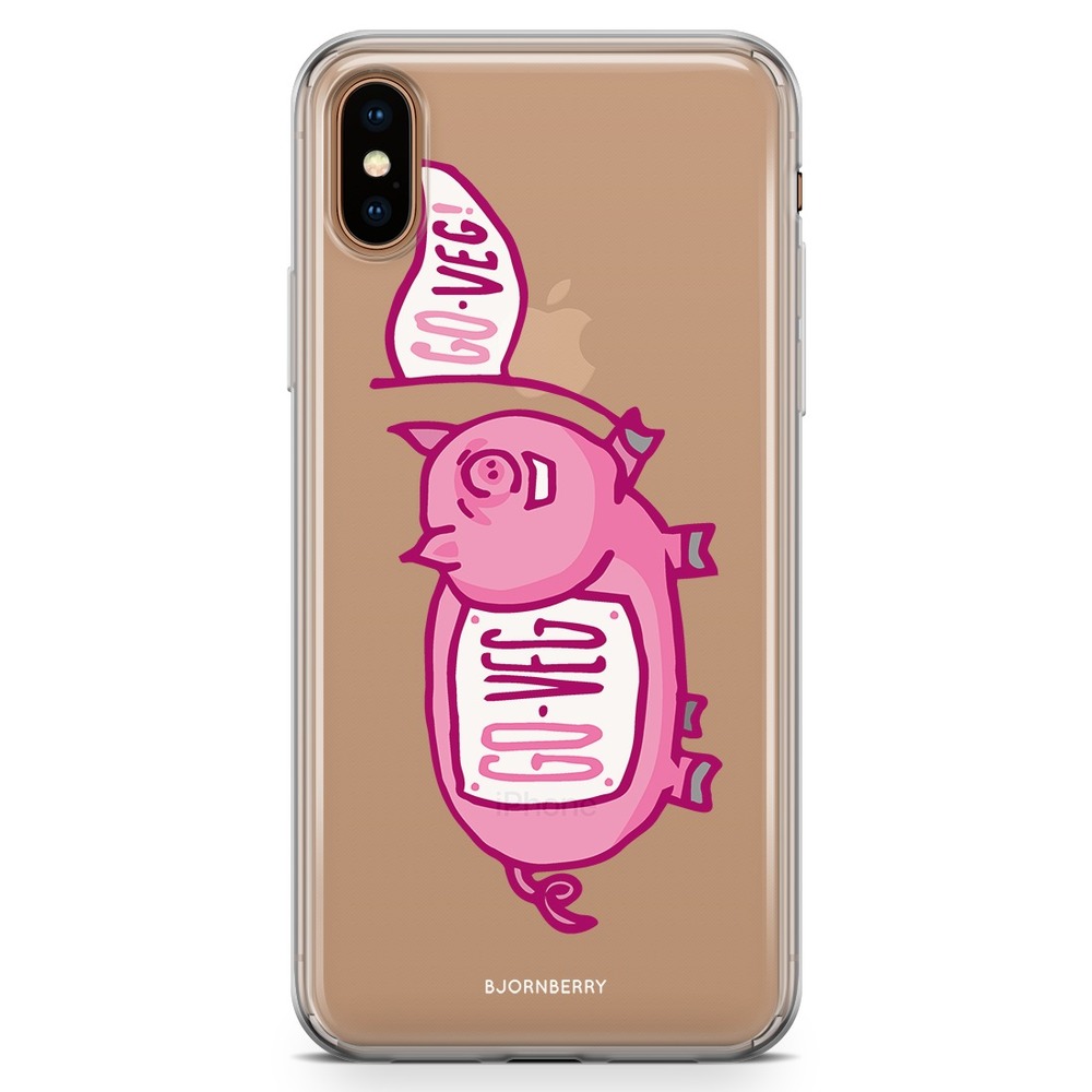 iPhone Xs Max Fashion Skal - Rosa Gris