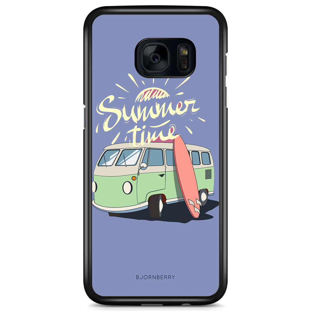 Samsung Galaxy S7 Edge Case - Summer Van (Blue)