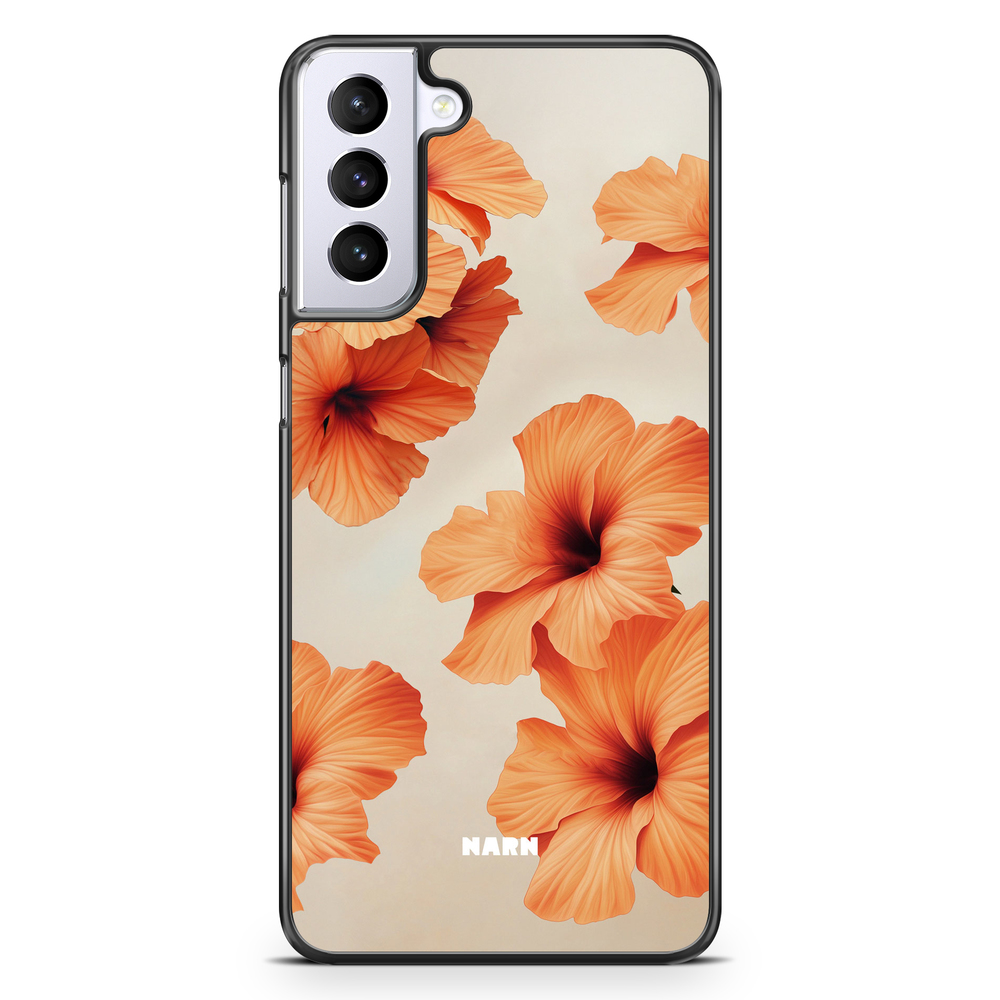 Samsung Galaxy S21 Plus Case - Hibiscus Era - Papaya