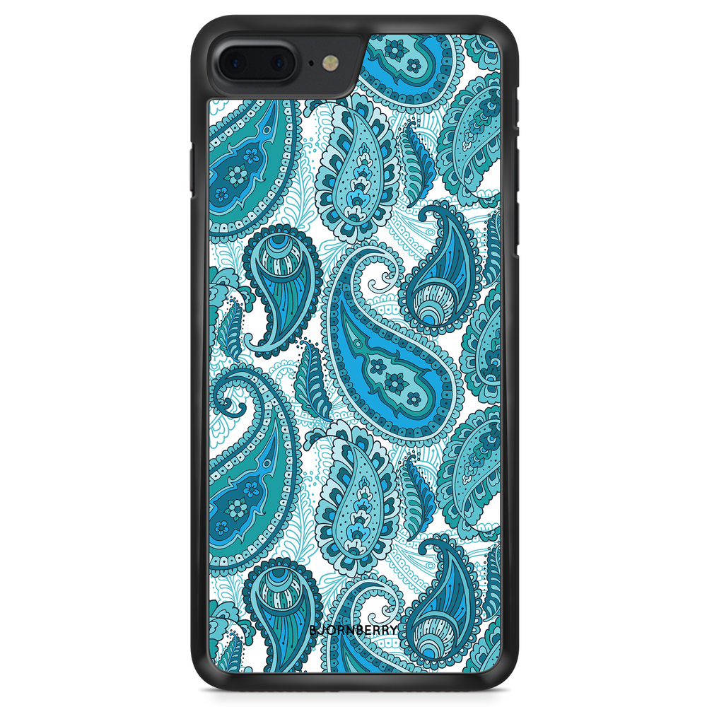 iPhone 8 Plus Case - Blue Paisley