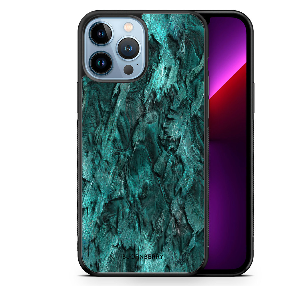 iPhone 13 Pro Max Case - Green Crystal