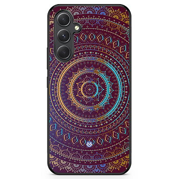 Samsung Galaxy A54 5G Skal - Lila/Guld Mandala
