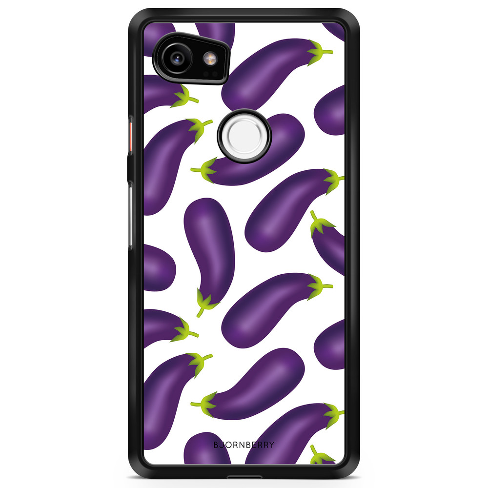 Google Pixel 2 XL Case - Eggplant Pattern