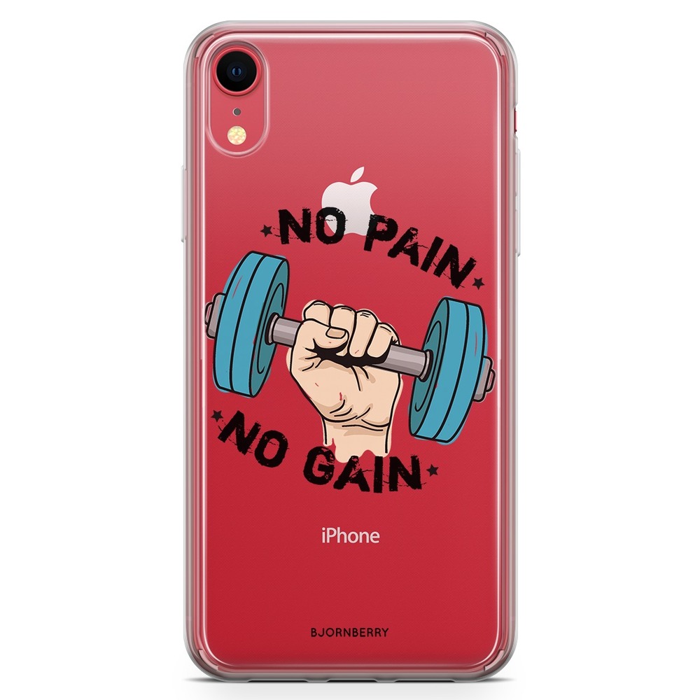 iPhone XR Fashion Case - No pain no gain