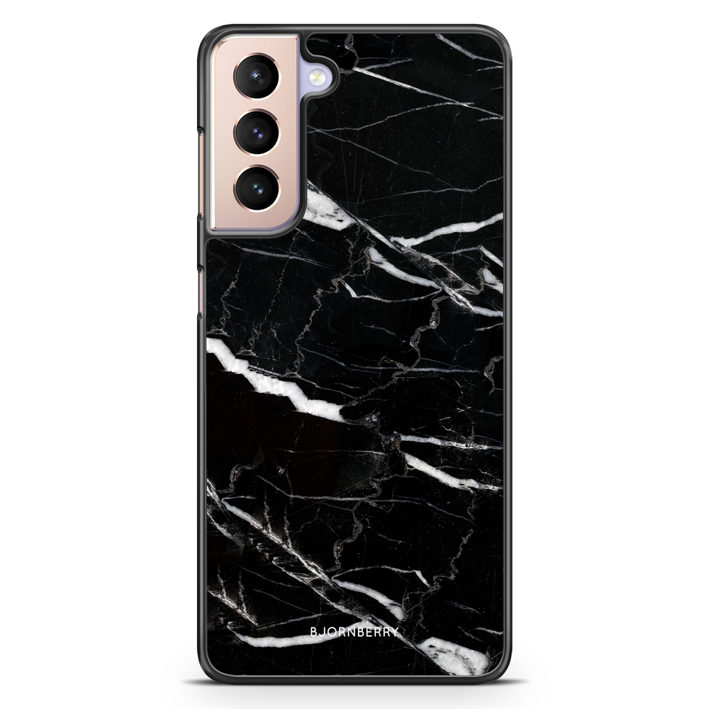 Samsung Galaxy S21 Case - Black Marble