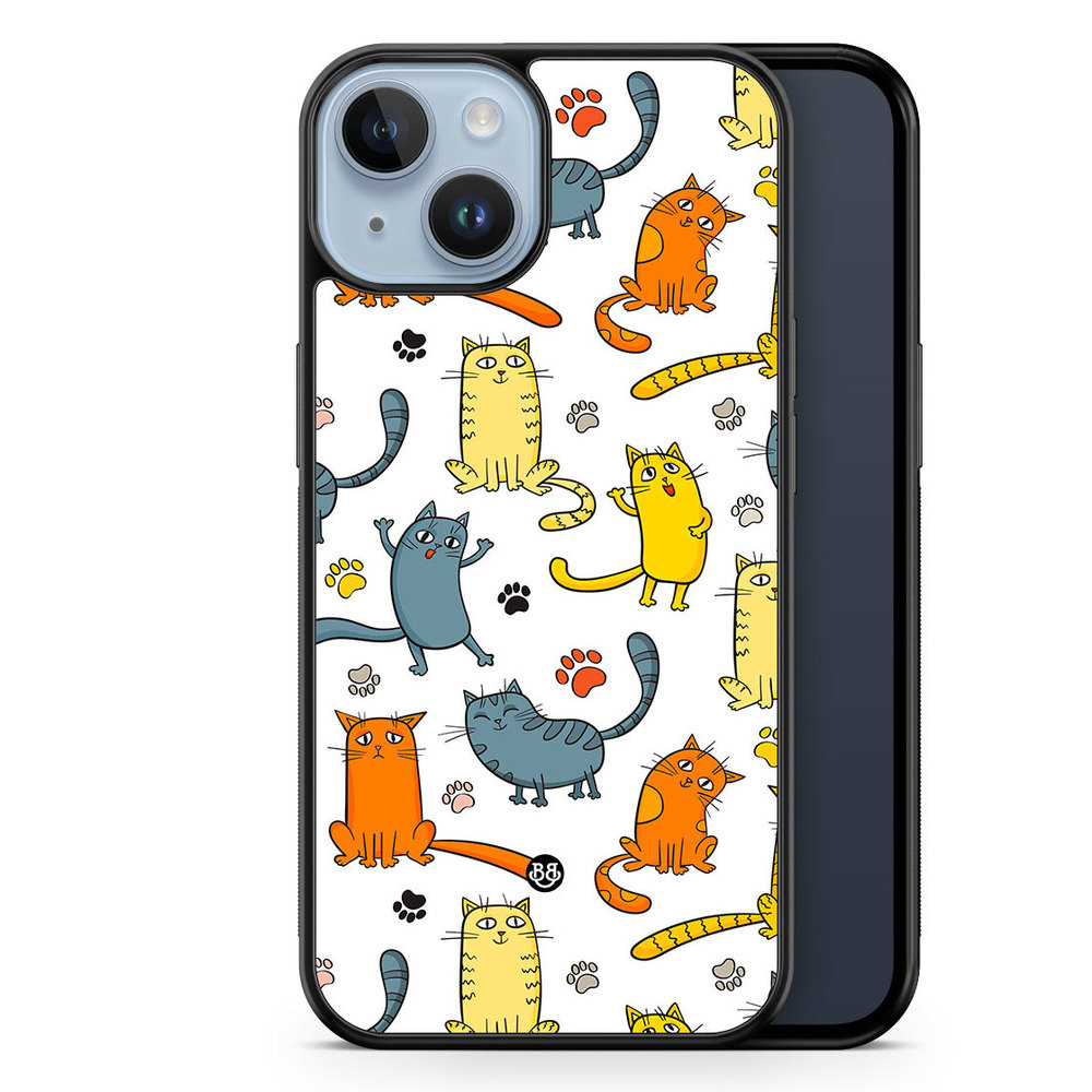 iPhone 14 Plus Case - Cat Pattern