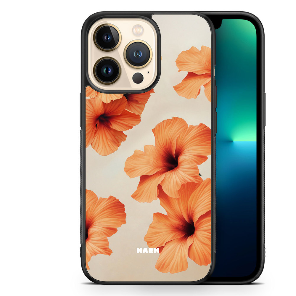 iPhone 13 Pro Case - Hibiscus Era - Papaya