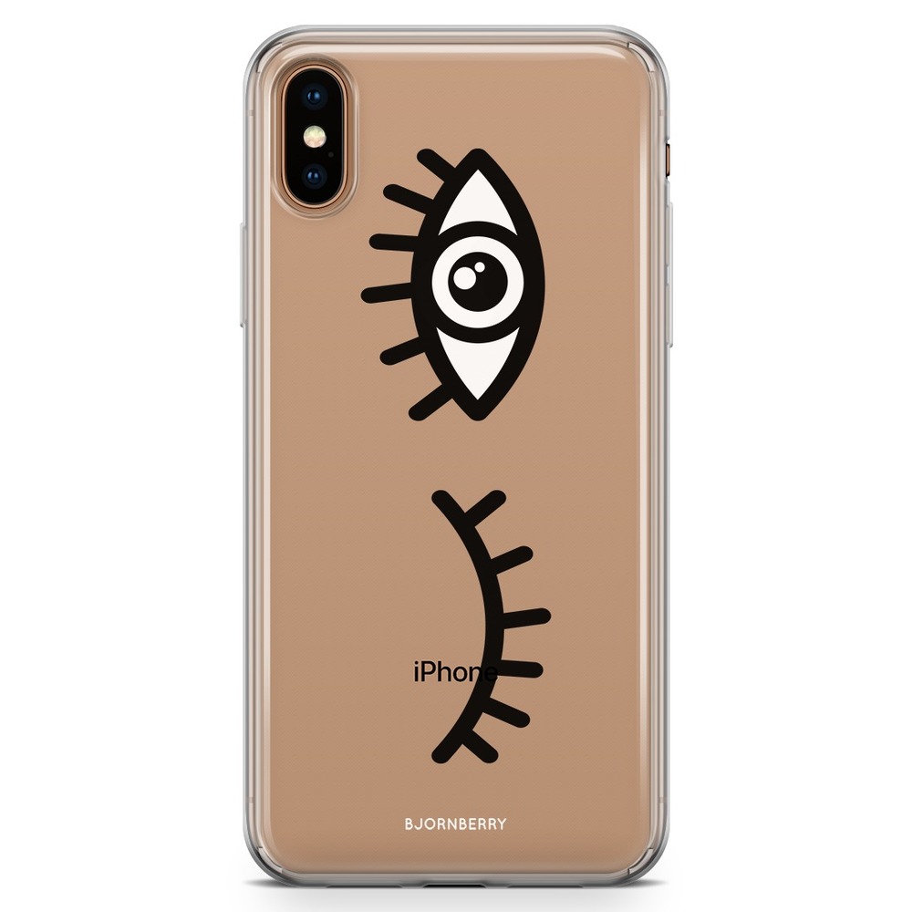 iPhone Xs Max Fashion Case - Black Eyes