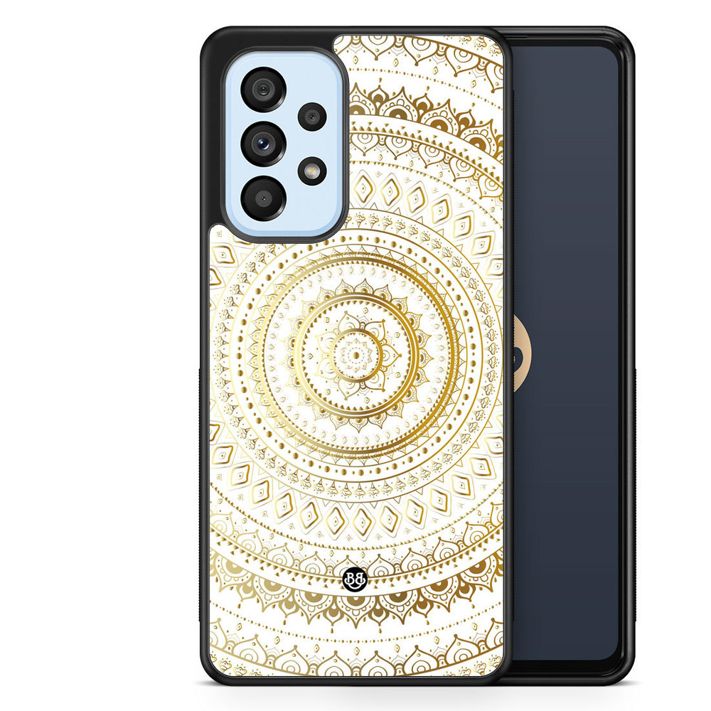 Samsung Galaxy A53 5G Skal - Guld Mandala