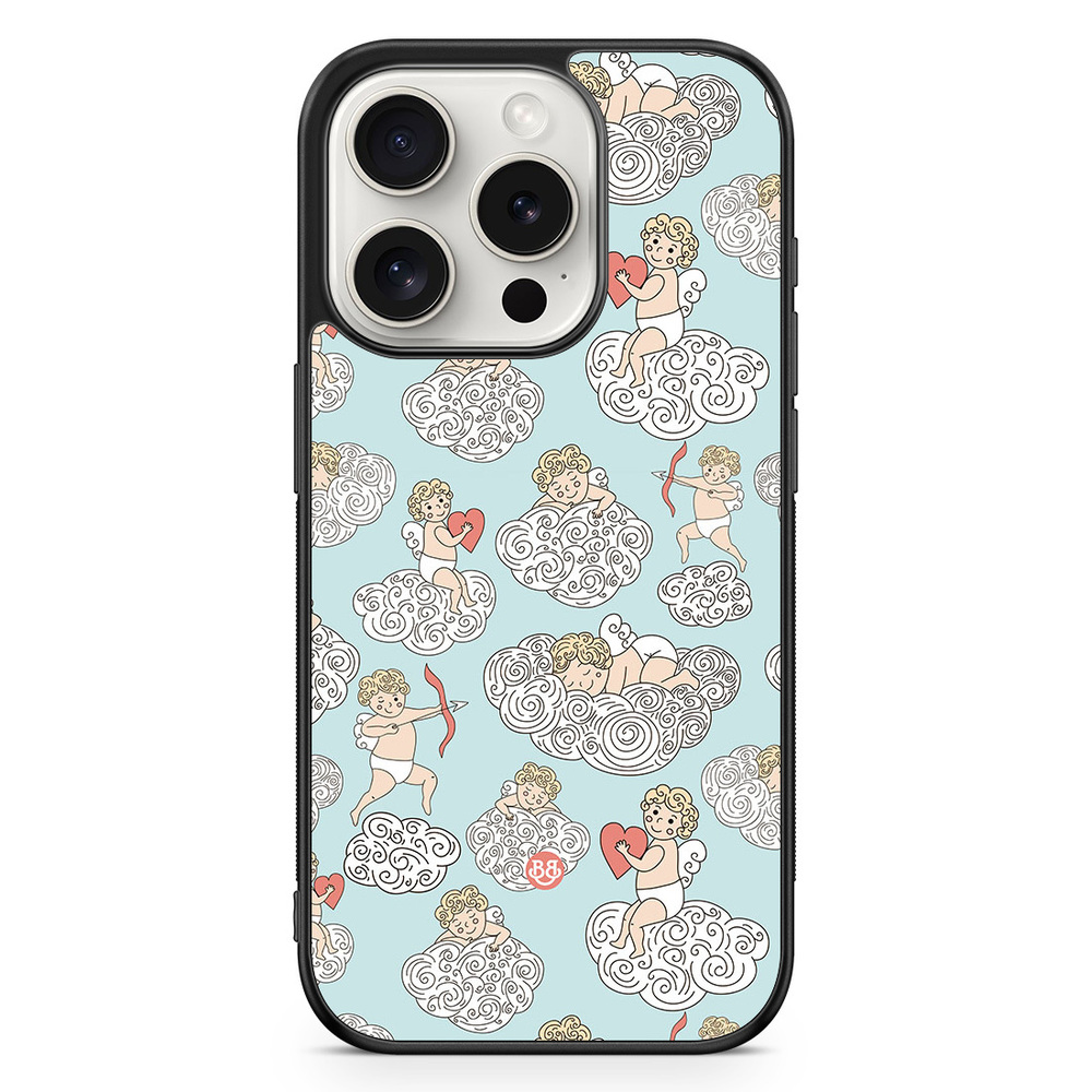 iPhone 15 Pro Case - Angels and Clouds