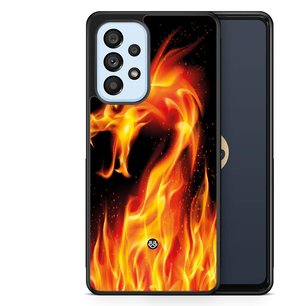 Samsung Galaxy A53 5G Case - Flames Dragon