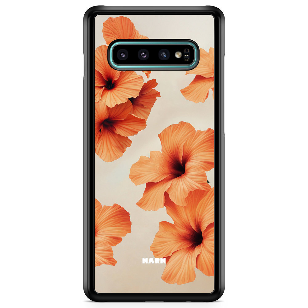 Samsung Galaxy S10 Plus Case - Hibiscus Era - Papaya