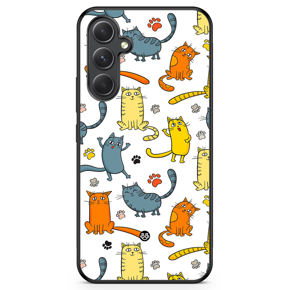 Samsung Galaxy A54 5G Case - Cat Pattern